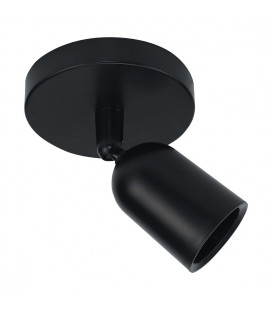 SLIP005041 LAMPARA DE FOCO PVC GU10 NEGRO SPECTRUM