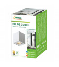 SLIP004004 APLIQUE TECHO CUADRADO GU10 10W NIQUEL