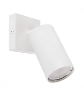 03759 APLIQUE PARED GU10 35W IP20 Ø75 BLANCO MANAM STRÜHM