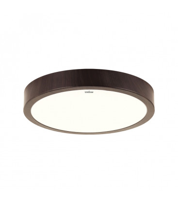 04152 PLAFON LED TECHO 24W IP44 4000K 2790Lm 280mm EFECTO WENGE ATUT STRÜHM