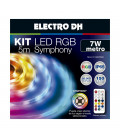 81.028/RGB 5m TIRA LED RGB 7W/m 5V IP65 ELECTRO DH