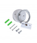 202210004 KIT DE SUSPENSION CARRIL MONOFASICO BLANCO IP20 GSC