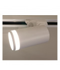 10485 FOCO CARRIL MONOFASICO ALUMINIO BLANCO GU10 40W DIVO JUERIC