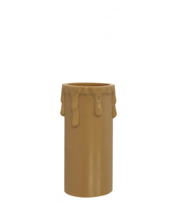 FUNDA VELA PLASTICA BEIGE 6cm. (731)