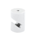 1400429 5UD SUJETACABLES EN V DE PORCELANA BLANCO 30x20mm ELECTROBILSA