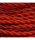 ROLLO 50m CABLE TRENZADO ROJO 2x0,75 (62)