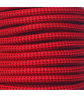 CIR62CTS25/56 5 MTS CABLE TEXTIL DUERO ROJO/NEGRO