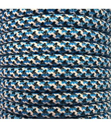 CIR62PI02 5m CABLE TEXTIL AZUL OSCURO PIXEL BRILL