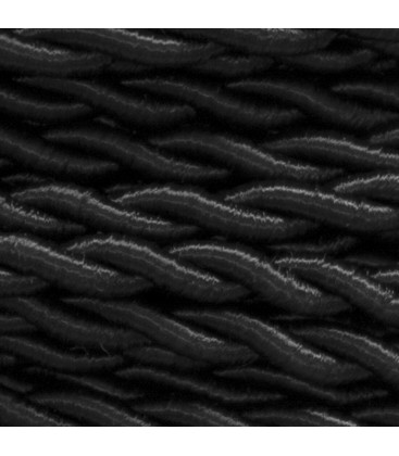 25 METROS CABLE TRENZADO SEDA 2x0,75 NEGRO (41)