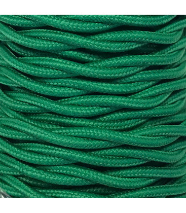 CABEXT2P15 15m CABLE TEXTIL TRENZADO VERDE