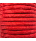 CIR62AL05 5m CABLE TEXTIL ROJO ALGODON LISO