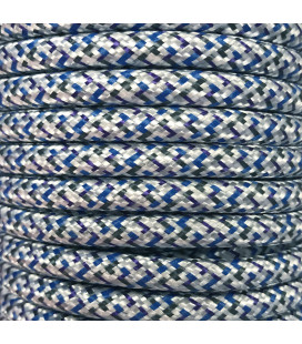 CIR62PI01 5m CABLE TEXTIL AZUL PIXEL BRILLO