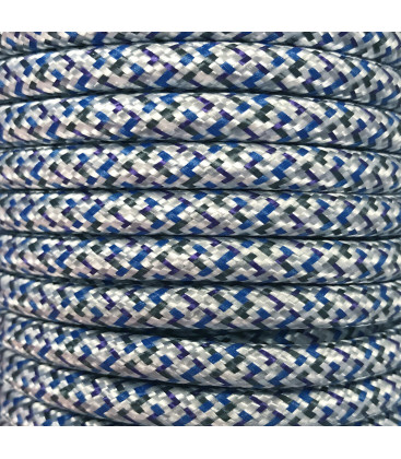 CIR62PI01 5m CABLE TEXTIL AZUL PIXEL BRILLO