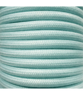 CIR62AL06 25m CABLE TEXTIL MINT ALGODON LISO