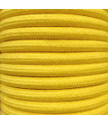 CIR62AL04 25m CABLE TEXTIL AMARILLO ALGODON LISO