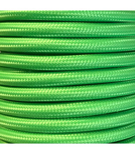 CIR62CM31 25 MTS CABLE TEXTIL LISO VERDE CLARO MAT