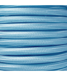 CIR62CM29 15 MTS CABLE TEXTIL LISO AZUL MATE