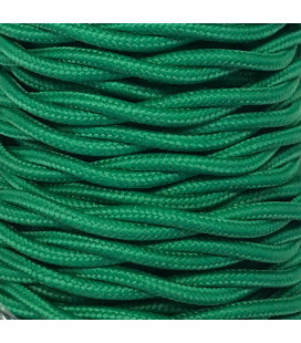 CABEXT2P15 5m CABLE TEXTIL TRENZADO VERDE