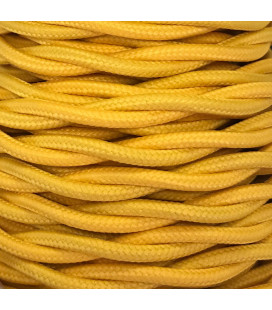 CABEXT2P12 15m CABLE TEXTIL TRENZADO AMARILLO