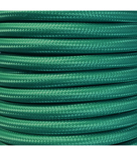 CIR62CM32 15 MTS CABLE TEXTIL LISO VERDE MATE