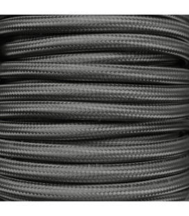 CIR62CTS55 25m CABLE TEXTIL LISO GRIS BRILLO