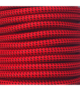 CIR62CTS25/56 25 MTS CABLE TEXTIL DUERO ROJO/NEGRO