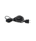 H038057 3m CONEXION CON INTERRUPTOR DE PIE NEGRA