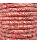 CIR62BA05 5m CABLE TEXTIL BATIDO ROJO ALGODON