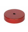 N296R FLORON DECORATIVO METALICO ROJO 80X20mm