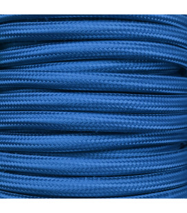 CIR62CM16 5m CABLE TEXTIL LISO AZUL KLEIN MATE