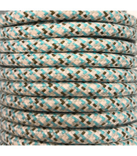 CIR62PI06 5m CABLE TEXTIL AZUL NORDICO PIXEL MATE