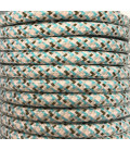 CIR62PI06 5m CABLE TEXTIL AZUL NORDICO PIXEL MATE