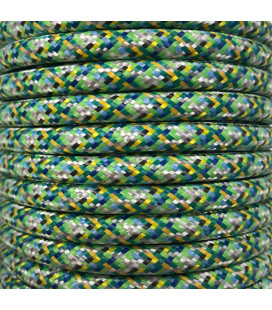 CIR62PI03 5m CABLE TEXTIL VERDE PIXEL BRILLO