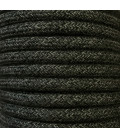 CIR62BA12 25m CABLE TEXTIL BATIDO NEGRO ALGODON