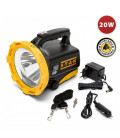 R920 LINTERNA LED CAÑON RECARGABLE 20W VELAMP