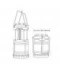 TMTOR011 LINTERNA LED CAMPING 9W 3xAAA TM ELECTRON