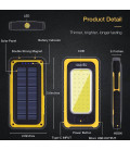 2423310 LINTERNA SOLAR LED RECARGABLE 10+5W 6500K 800Lm