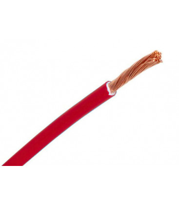 ROLLO 100m HILO FLEXIBLE DE LINEA ROJO 1,5mm²