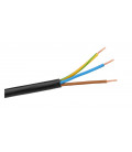 100m CABLE MANGUERA REDONDA 2x0,5 NEGRO