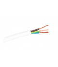 100m CABLE MANGUERA REDONDA 2x2,5 BLANCO