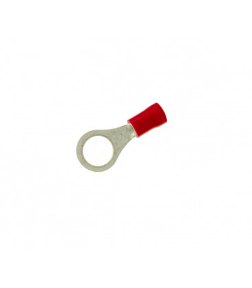 RTR105 100ud TERMINAL AISLADO REDONDO ROJO øINT: 5,3mm COPAIN