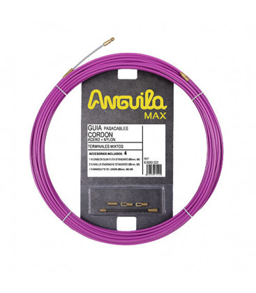 65040022 22m CORDON ACERO RECUBIERTO NYLON ANGUILA MAX