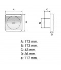 BAA0120 EXTRACTOR AXIAL A 120 230V/50Hz NOVOVENT