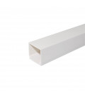 300620 CANALETA ELÉCTRICA BLANCA A TORNILLO 2M 75X50MM GSC