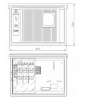 AC80188 CAJA TIPO CPM-1ME-UF CONTADOR ELECTRICO C/ TEJADILLO