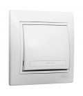 ERP03U PULSADOR CAMPANA BLANCO SERIE EUROPA