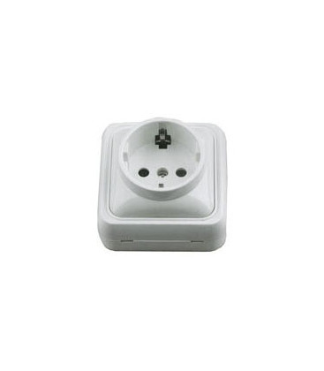 040355 BASE SCHUKO DE SUPERFICIE BLANCA B&B