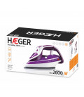 SI-260.011B PLANCHA DE VAPOR CERAMICA 2600W PRO GLIDER HAEGER