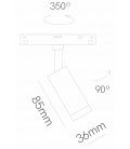 BENEITO FAURE proyector para carril magnético LED DIRO regulable DALI