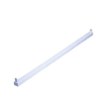 Regleta industrial simple para un tubo LED de 60 cms. o 120 cms.